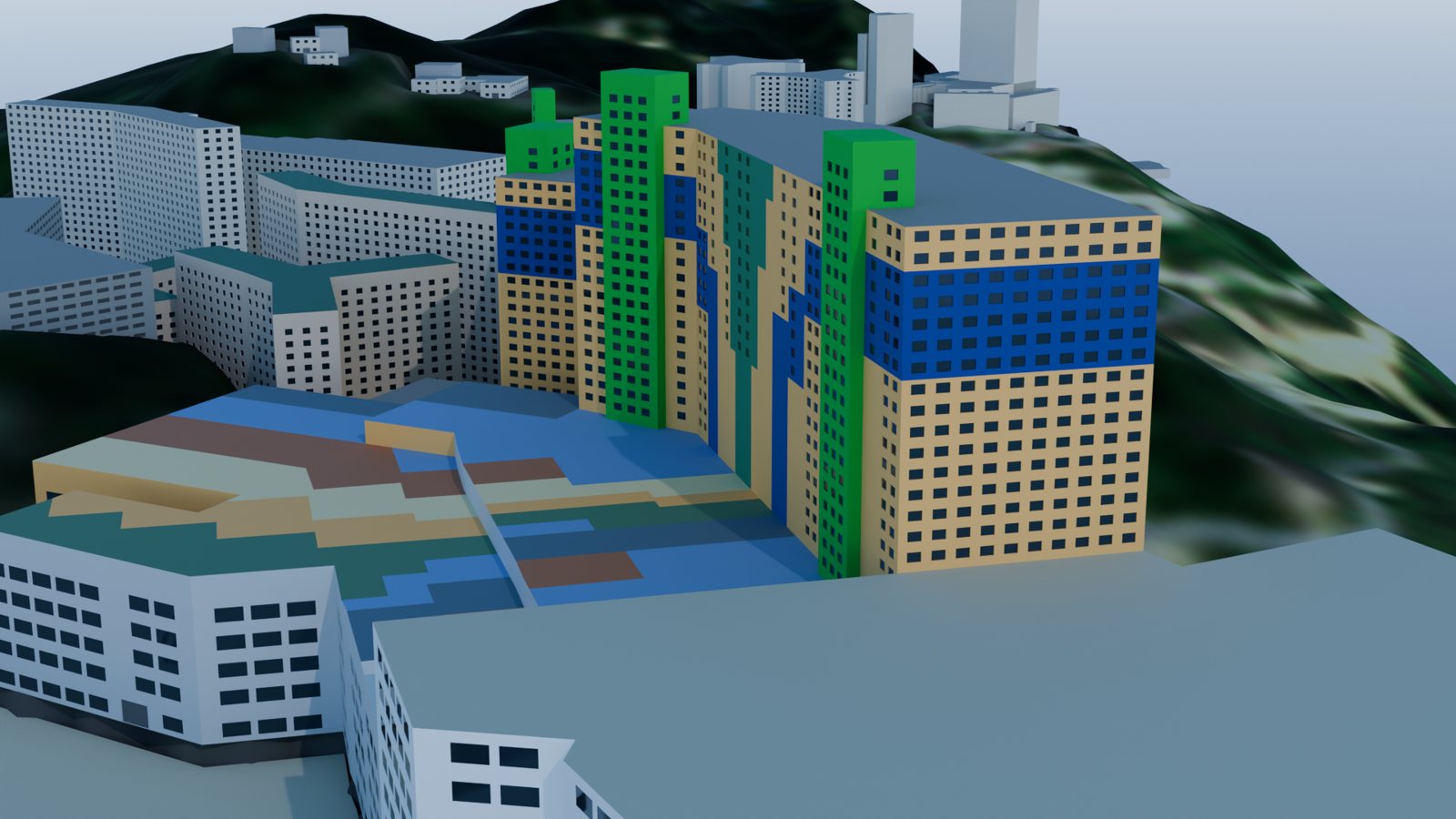 Closer view of the First World Hotel towers